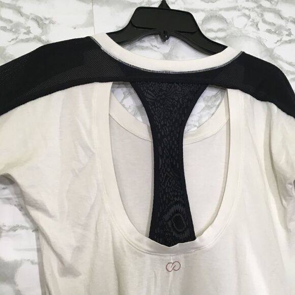 CALIA BY CARRY UNDERWOOD MESH RACERBACK LONG SLEEVE TEE MEDIUM - Picture 6 of 8